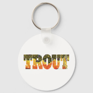 Brook Trout Art Key Ring