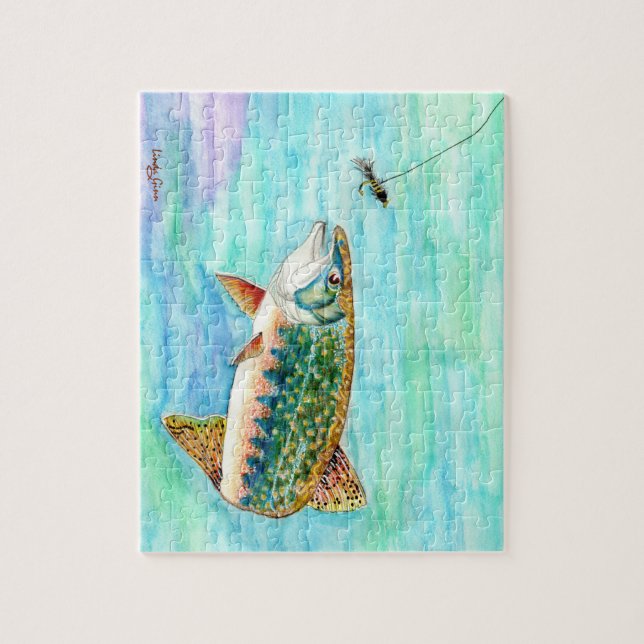 Brook Trout Boxed Puzzle (Vertical)