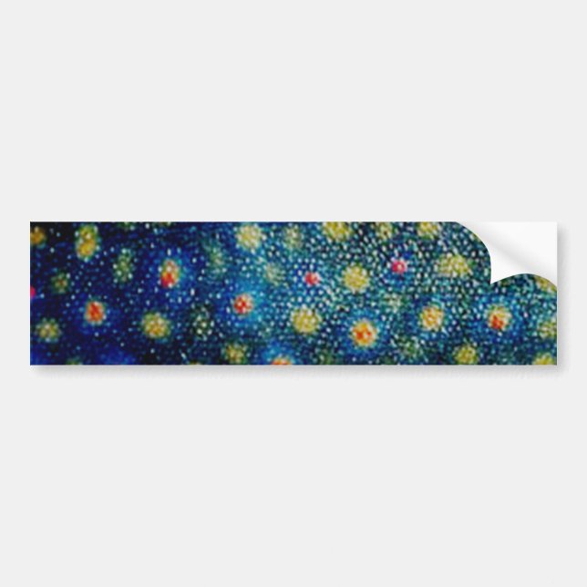 Brook Trout by PatternWear© Bumper Sticker (Front)