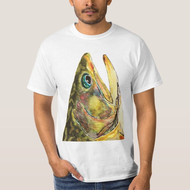 Brook Trout Fisherman T-Shirt (Front)