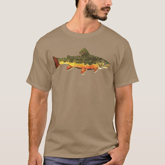 Brook Trout Fishing T-Shirt (Front)