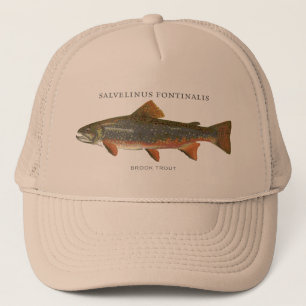 Brook Trout Fishing Trucker Hat