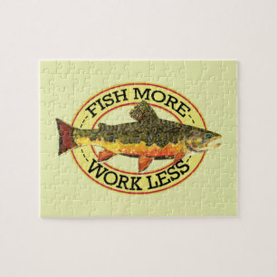 Brook Trout Fly Fisherman's Jigsaw Puzzle