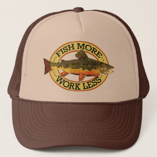 Brook Trout Fly Fisherman's Trucker Hat