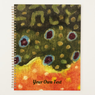 Brook Trout Fly Fishing Angler's Planner