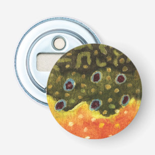 Brook Trout Fly Fishing Icthyology Angler's Bottle Opener