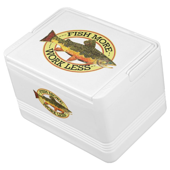 Brook Trout Fly Fishing Igloo Cooler Zazzle.co.uk