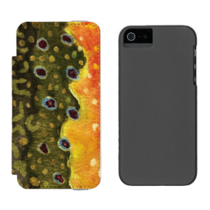 Brook Trout Fly Fishing Incipio Watson™ iPhone 5 Wallet Case