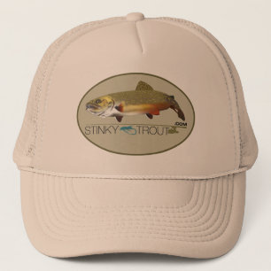 Brook Trout Illustrated "StinkyTrout.com" Cap