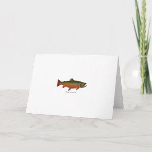 Brook Trout Male (Spawning Phase) Card