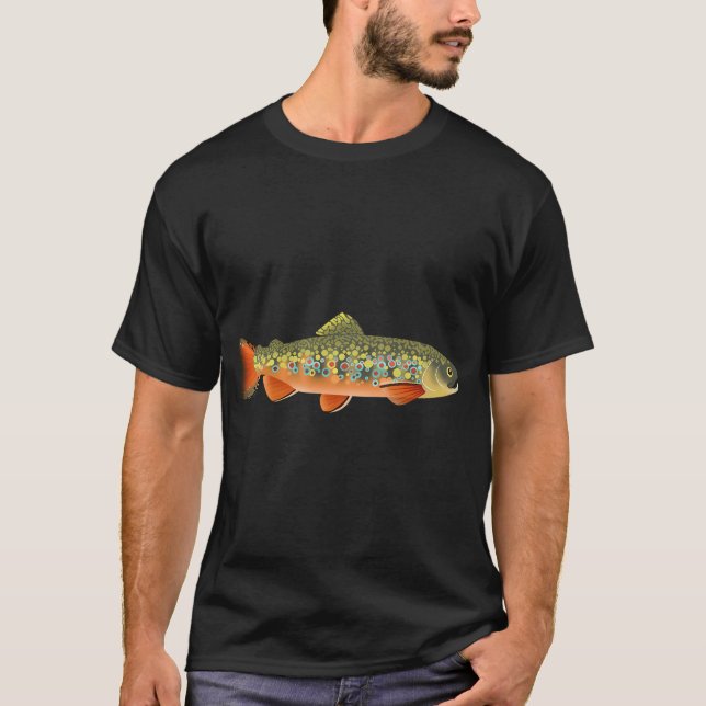 Brook Trout (S. fontinalis) T-Shirt (Front)