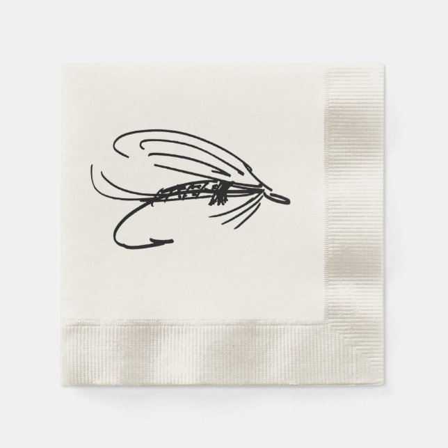 Brook Trout Scales Photography Napkin (Front)