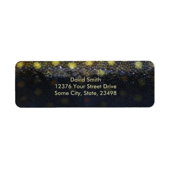 Brook Trout Scales Photography Return Address Label