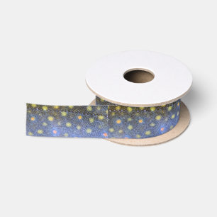 Brook Trout Scales Photography Satin Ribbon