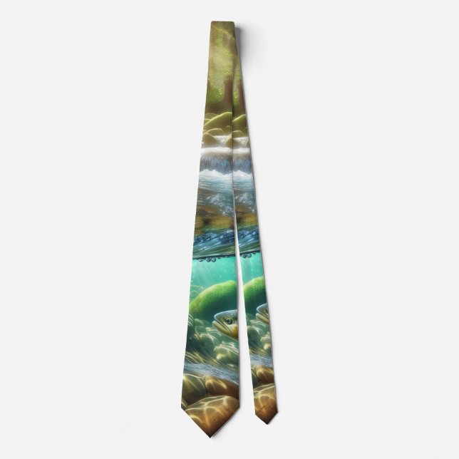 Brook Trout Socks Tie (Front)