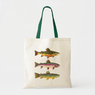 Brook Trout Sport Fishing Tote Bag