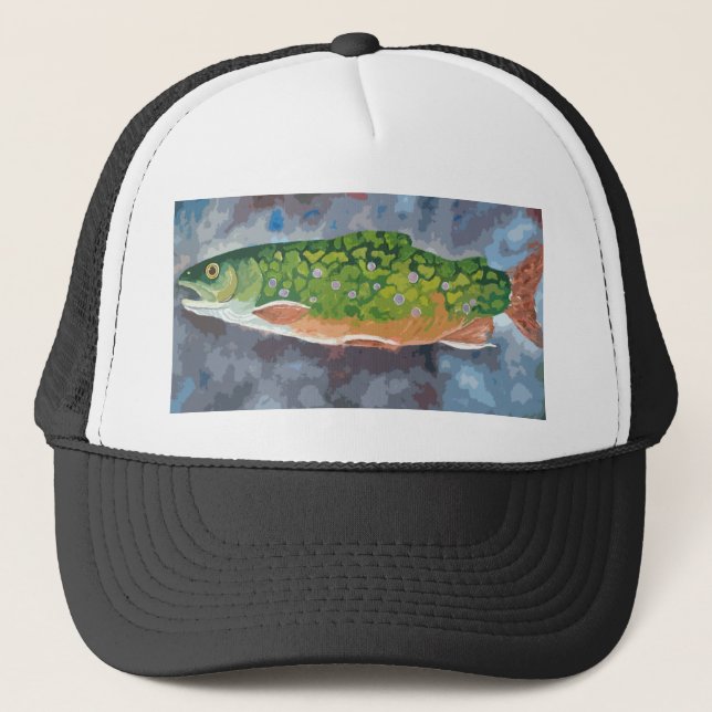 Brook Trout Trucker Hat (Front)