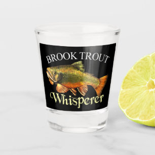 Brook Trout Whisperer Dark Shot Glass