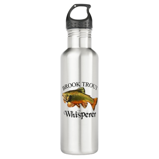 Brook Trout Whisperer Light 710 Ml Water Bottle (Front)