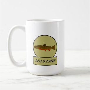 Brook Trout White Mug
