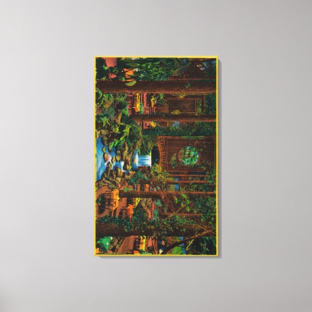 Brookdale Lodge Dining RoomBrookdale, CA Canvas Print (Front)