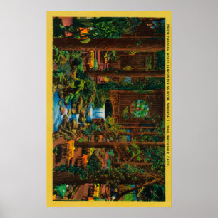 Brookdale Lodge Dining RoomBrookdale, CA Poster