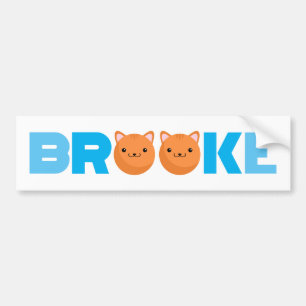 Brooke Cat Bumper Sticker