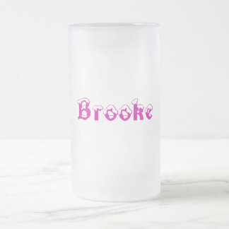 Brooke- Name Style-Frosted Mug