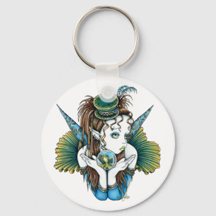 "Brooke" Pet Fish Couture Fairy Art Keychain