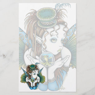 "Brooke" Pet Fish Couture Fairy Art Stationery