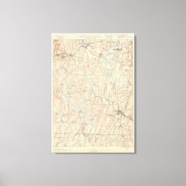 Brookfield, Massachusetts Canvas Print (Front)