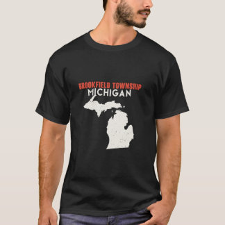Brookfield township Michigan USA State America Tra T-Shirt