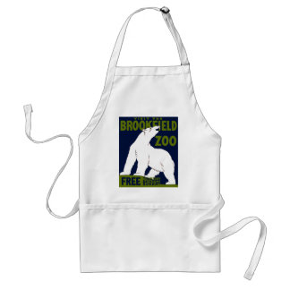 Brookfield Zoo, Federal Art Program Poster 1936 Standard Apron
