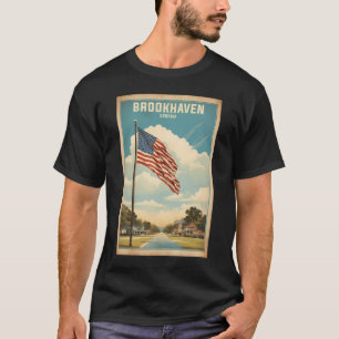 Brookhaven Georgia Usa Vintage Travel Tourism T-Shirt