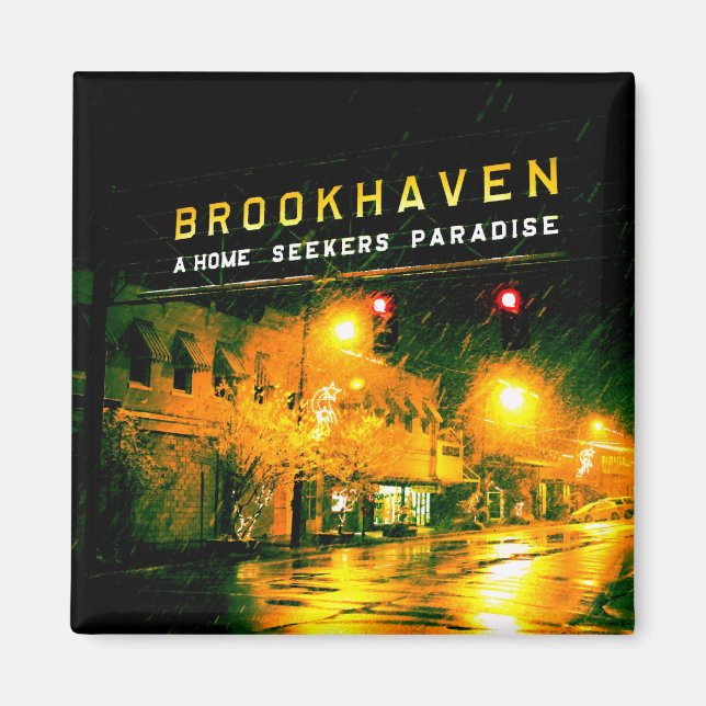 Brookhaven Mississippi magnet (Front)