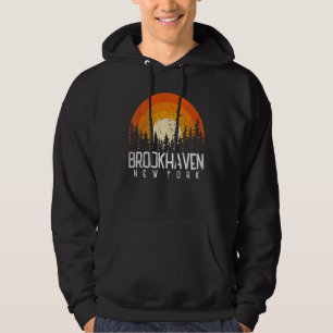 Brookhaven New York NY  Retro Vintage 70s 80s 90s Hoodie
