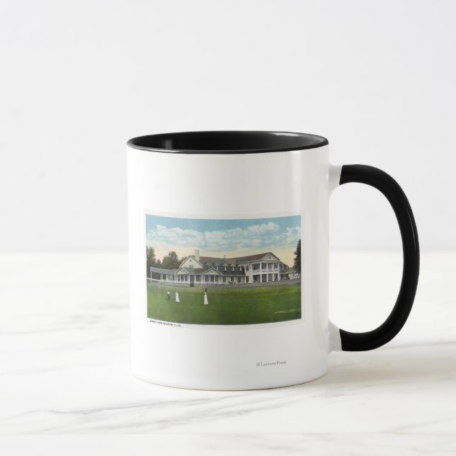 Brooklawn Country Club Women Golfing Mug (Right)