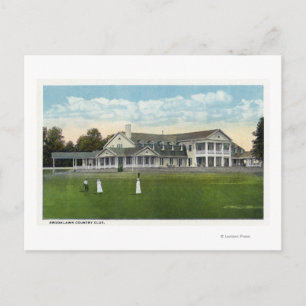 Brooklawn Country Club Women Golfing Postcard