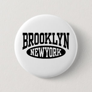 Brooklyn 6 Cm Round Badge