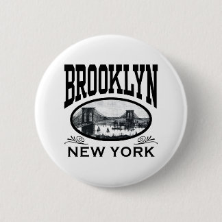 Brooklyn 6 Cm Round Badge