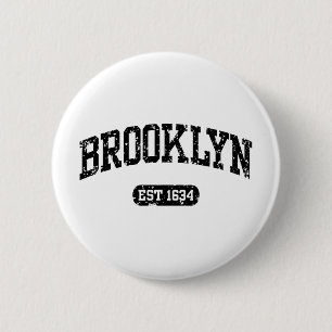 Brooklyn 6 Cm Round Badge
