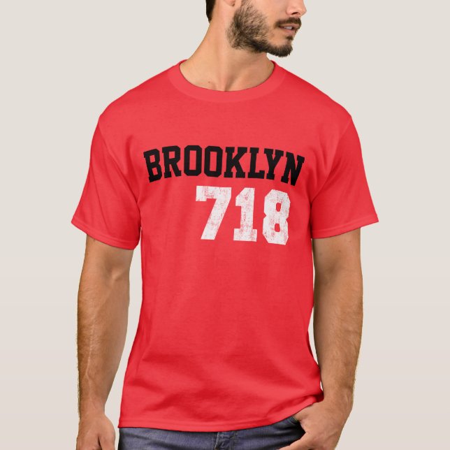Brooklyn 718 T-Shirt (Front)
