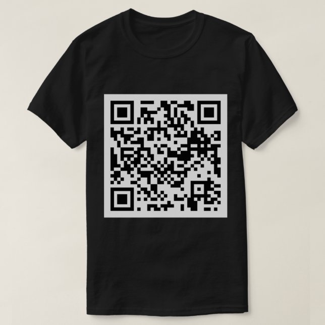 Brooklyn 99 I Want It That Way QR Code Sticker T-Shirt (Design Front)