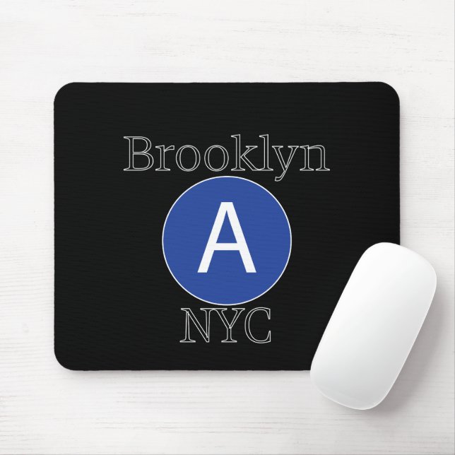 Brooklyn A Train Mouse Mat (With Mouse)