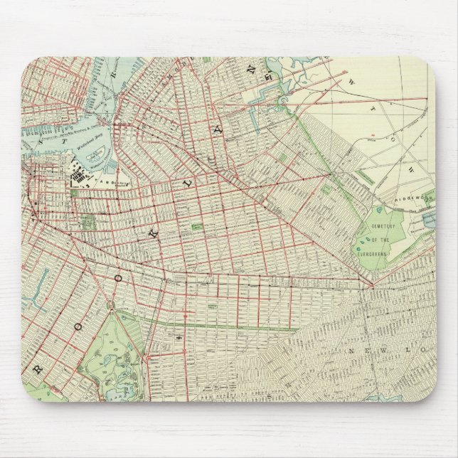 Brooklyn and Vicinity Mouse Mat (Front)