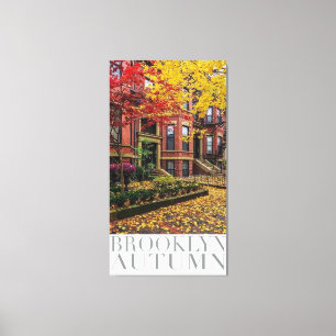 Brooklyn Autumn Canvas print