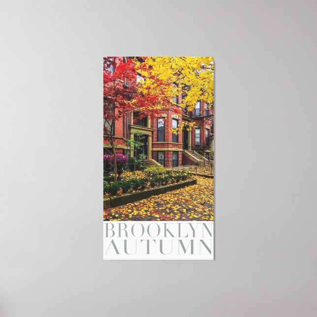 Brooklyn Autumn Canvas print (Front)