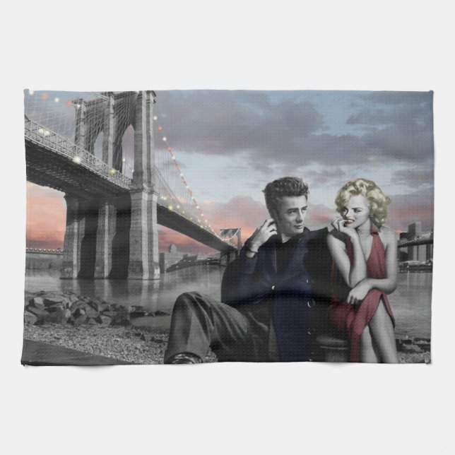 Brooklyn B&W 2 Tea Towel (Horizontal)