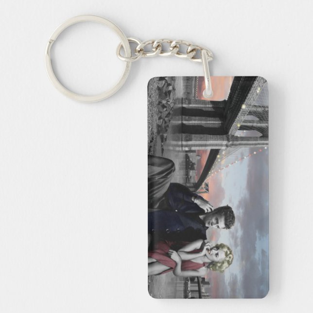 Brooklyn B&W Key Ring (Front)