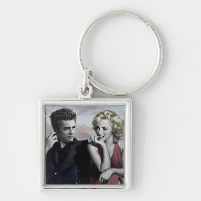 Brooklyn B&W Key Ring (Front)